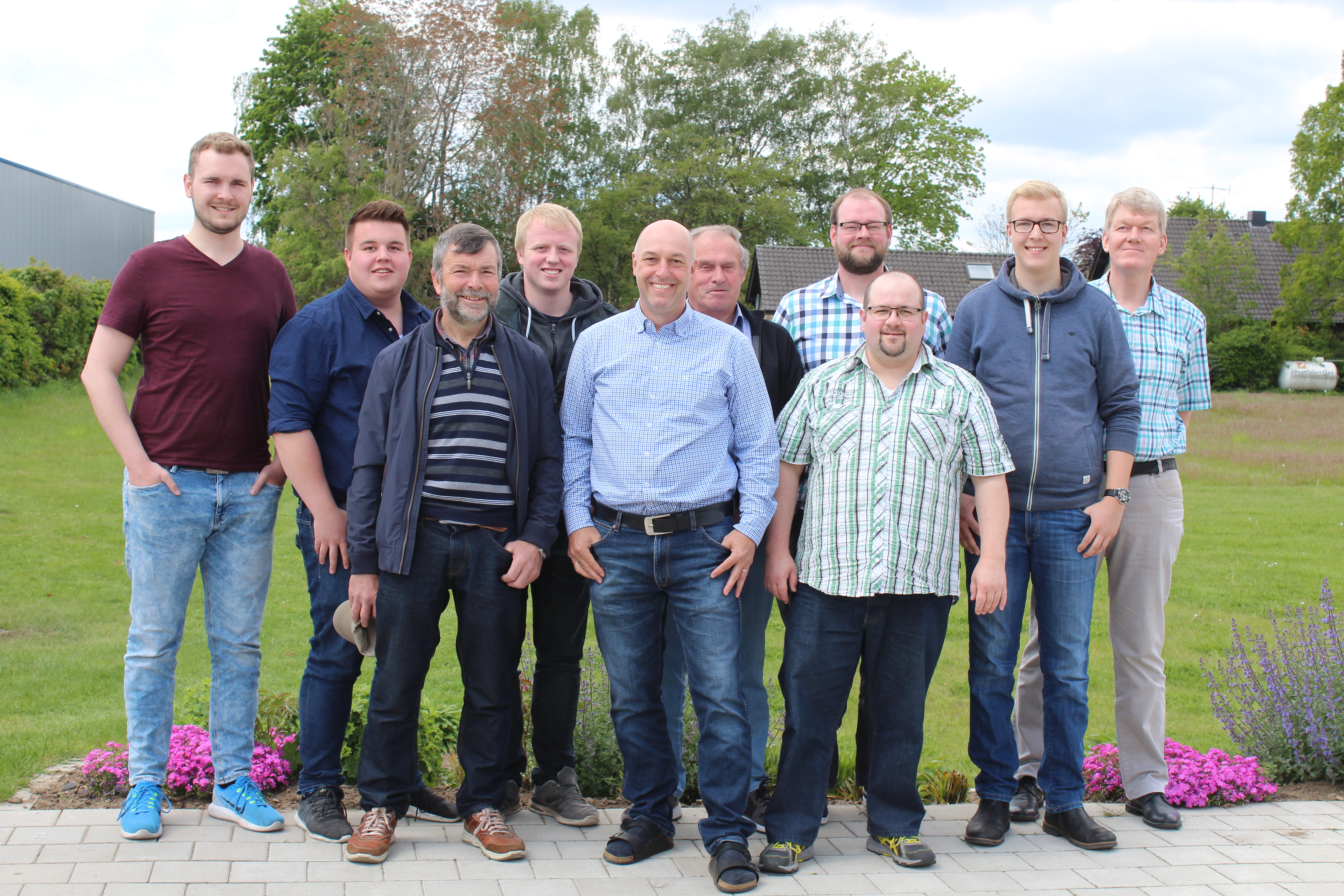 Der Vorstand des RGZV Dingden